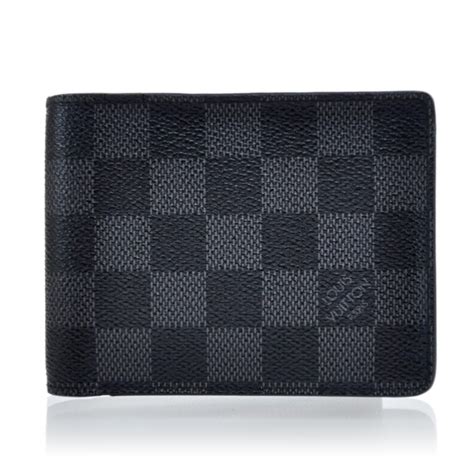 louis vuitton damier graphite wallet fake|louis vuitton wallet checkered.